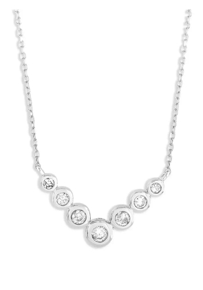LB Exclusive 14K white gold diamond necklace - Silver