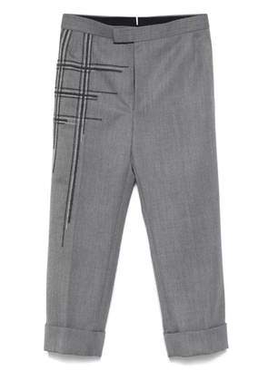 Thom Browne School Uniform wool trousers - Grey
