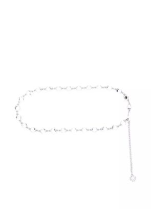 Maje crystal-embellished belt - Silver