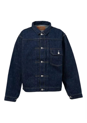 Maison MIHARA YASUHIRO button pocket denim jacket - Blue