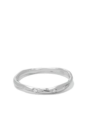 Wouters & Hendrix Gold 18kt white gold Diamond band - Silver