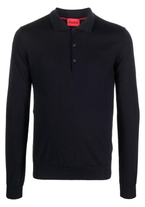 BOSS long-sleeved polo shirt - Blue