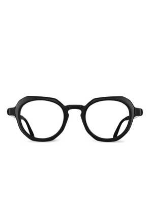 Massada geometric-frame glasses - Black
