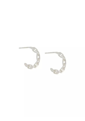 Wouters & Hendrix chain hoop earrings - Silver