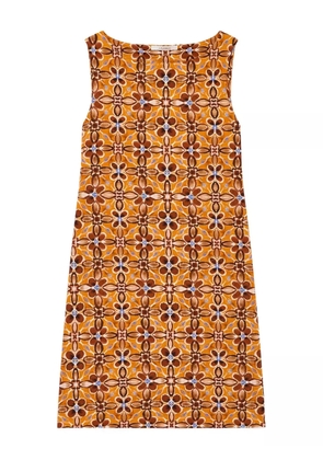 MALIPARMI graphic-print dress - Orange