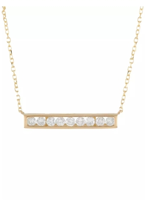 LB Exclusive 14K yellow gold diamond necklace