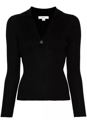 Vince Snap polo sweater - Black