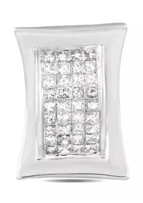 LB Exclusive 14K white gold diamond pendant - Silver