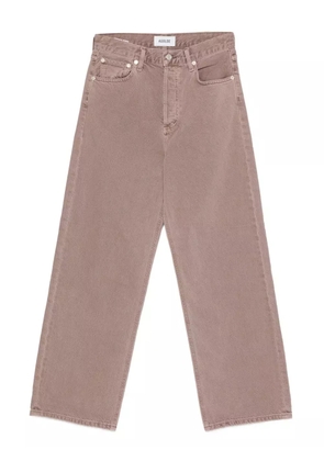 AGOLDE five-pocket trousers - Brown