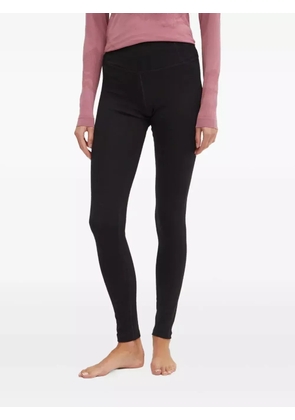 icebreaker logo-waistband leggings - Black