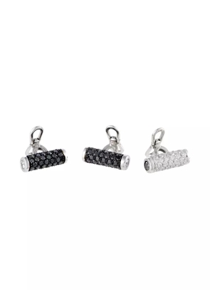 De Grisogono pre-owned 18K white gold diamond cufflinks - Silver