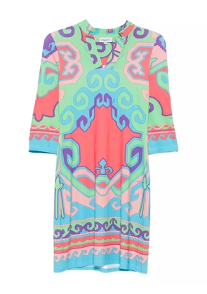 PUCCI Pre-Owned 2000s geometric-print dress - Green