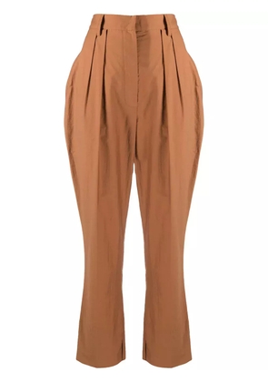 Nanushka Reya cropped trousers - Brown