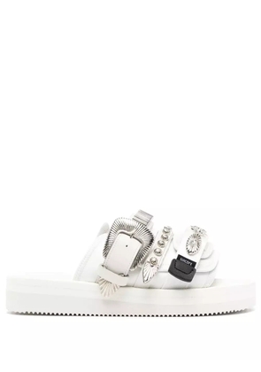 Suicoke MOTO by TOGA embellished sandals - White