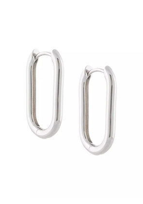 Eshvi oval hoop earrings - Metallic