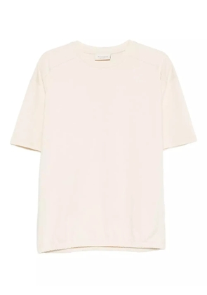 YES LONDON cotton T-shirt - Neutrals