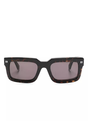 Off-White Eyewear rectangle-frame glasses - Brown