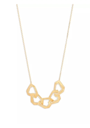 Kavant & Sharart 18K yellow gold Origami Link NO.5 diamond necklace