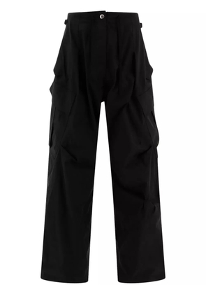 Alexander McQueen cotton-blend cargo trousers - Black