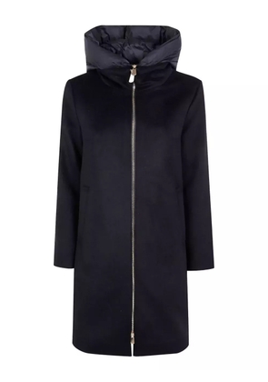 Seventy hooded zip coat - Black