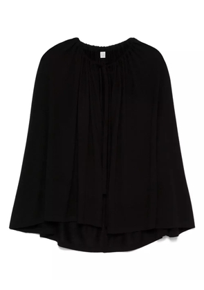 TOTEME drawstring cape - Black