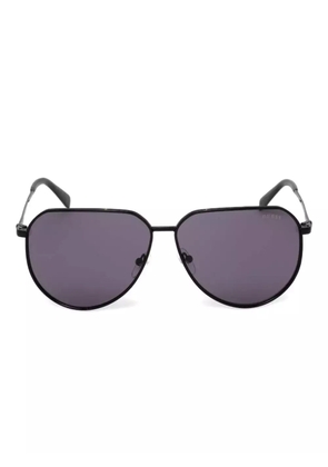 GUESS EYEWEAR oval-frame sunglasses - Black