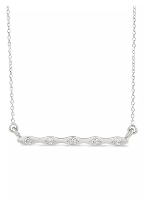 LB Exclusive 14K white gold diamonds necklace - Silver