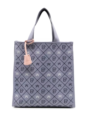 BAPY BY *A BATHING APE® argyle check graphic tote bag - Blue
