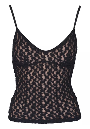 Vince floral lace top - Black