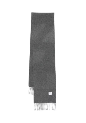 Sunspel cashmere fringed scarf - Grey