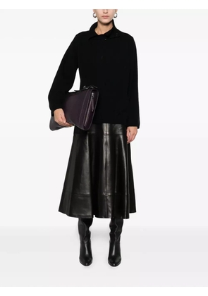 SOLOTRE polo-collar sweater - Black