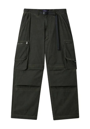 aftermaths cargo wide-leg trousers - Green