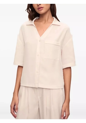 Eberjey pocket woven top - Neutrals