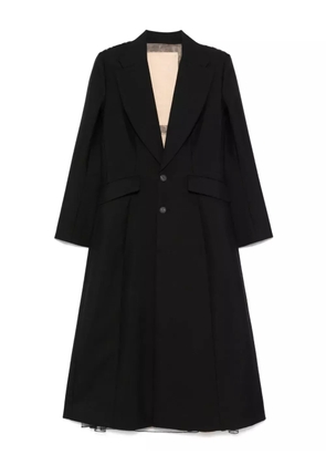 Quetsche patchwork-detail coat - Black