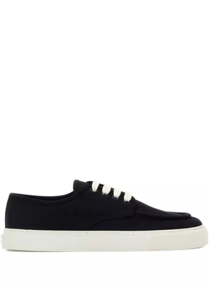 Prada canvas lace-up sneakers - Blue