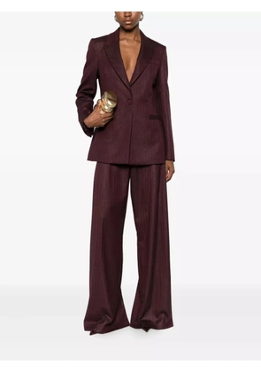 MAR DE MARGARITAS pinstripe-print single-breasted blazer - Red