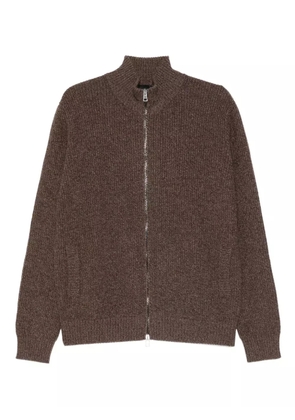 Roberto Collina ribbed cardigan - Brown