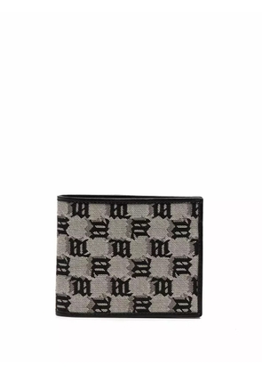 MISBHV monogram bi-fold wallet - Grey