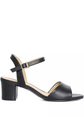 Sarah Chofakian 50mm Capuccino ankle strap sandals - Black