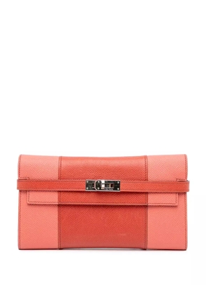 Hermès Pre-Owned 2011 Epsom Flag Kelly Longue Wallet long wallets - Orange