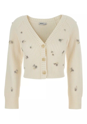 Simkhai Novah rhinestone-embellishment cardigan - Neutrals