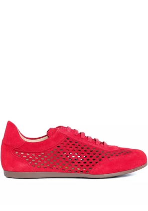 Sarah Chofakian Gelato perforated sneakers - Red