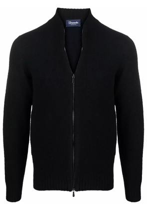 Drumohr zipped-up knit cardigan - Black