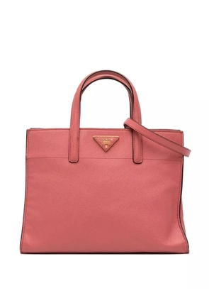 Prada Pre-Owned 2010-2025 Saffiano Soft Triple Pocket Tote satchel - Pink