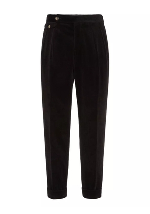 Brunello Cucinelli double-pleats trousers - Black