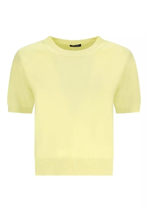 Canessa short-sleeve knitted top - Yellow