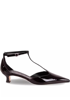 Aeyde 25mm Roda T-strap point-toe pumps - Black