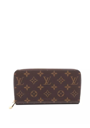 Louis Vuitton Pre-Owned 2021s Zippy monogram-canvas wallet - Brown