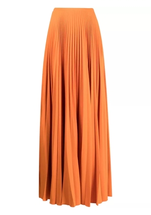 Solace London fully pleated long skirt - Orange
