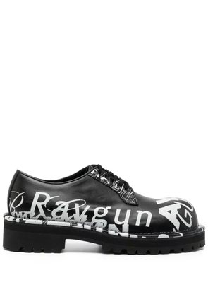 Takahiromiyashita The Soloist x KIDS LOVE GAITE leather Derby shoes - Black